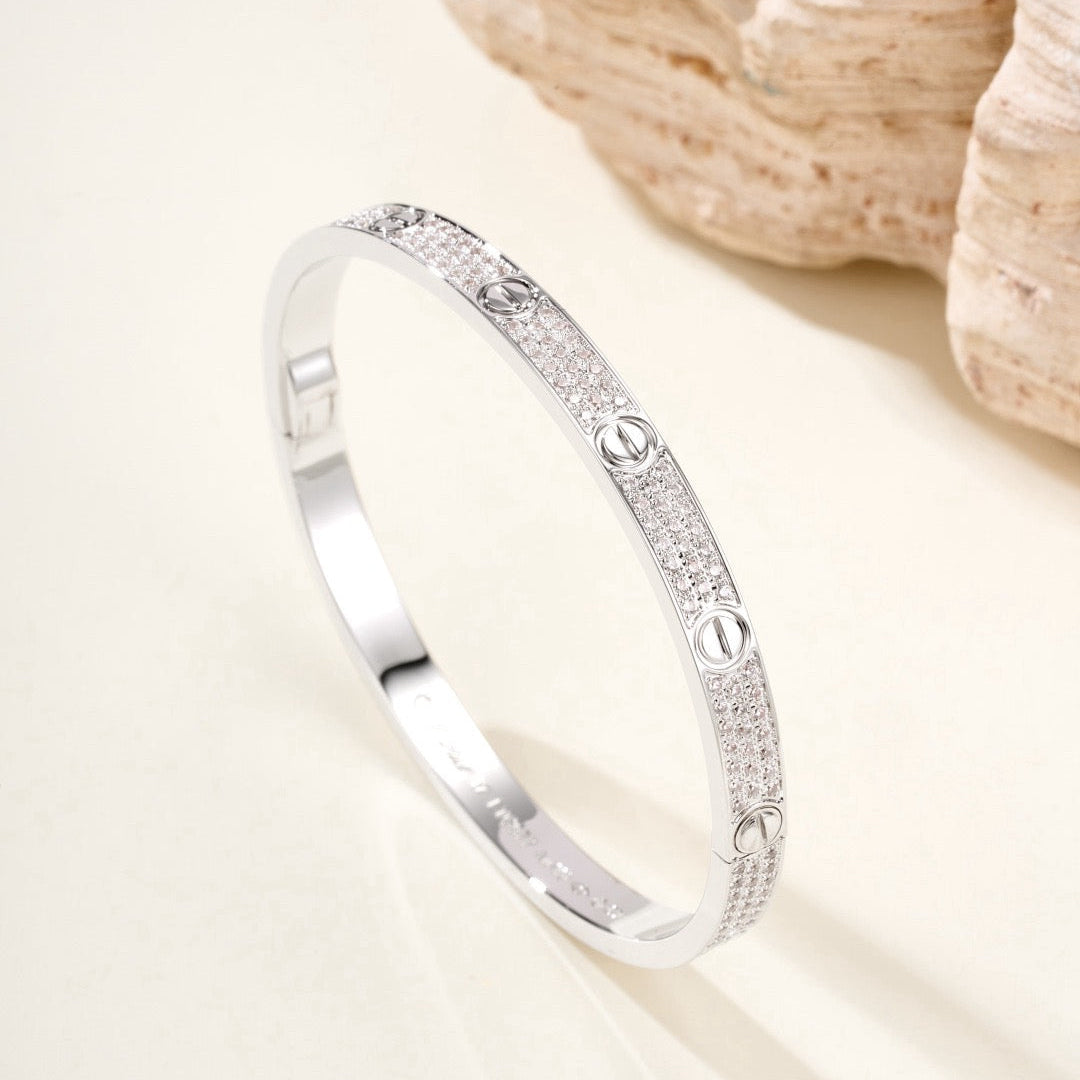 [Imperial] LOVE BRACELET 4.8MM DIAMOND-PAVED
