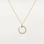 [Imperial] JUSTE NECKLACE PINK GOLD DIAMONDS