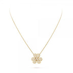 [Imperial] FLOWER DIAMOND NECKLACE