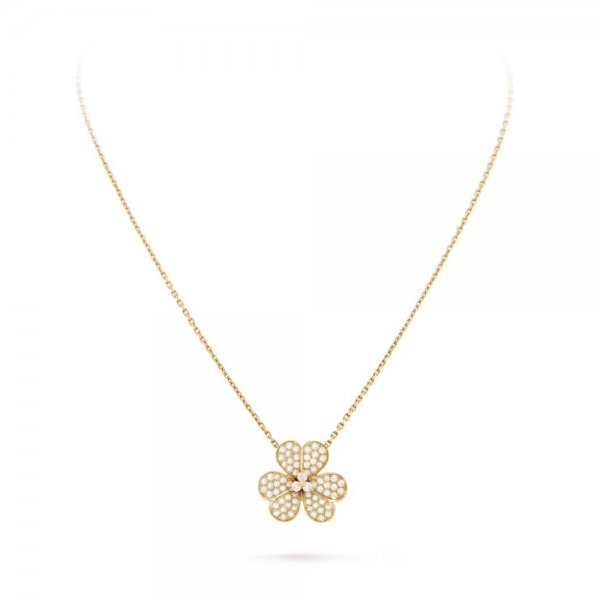[Imperial] FLOWER DIAMOND NECKLACE