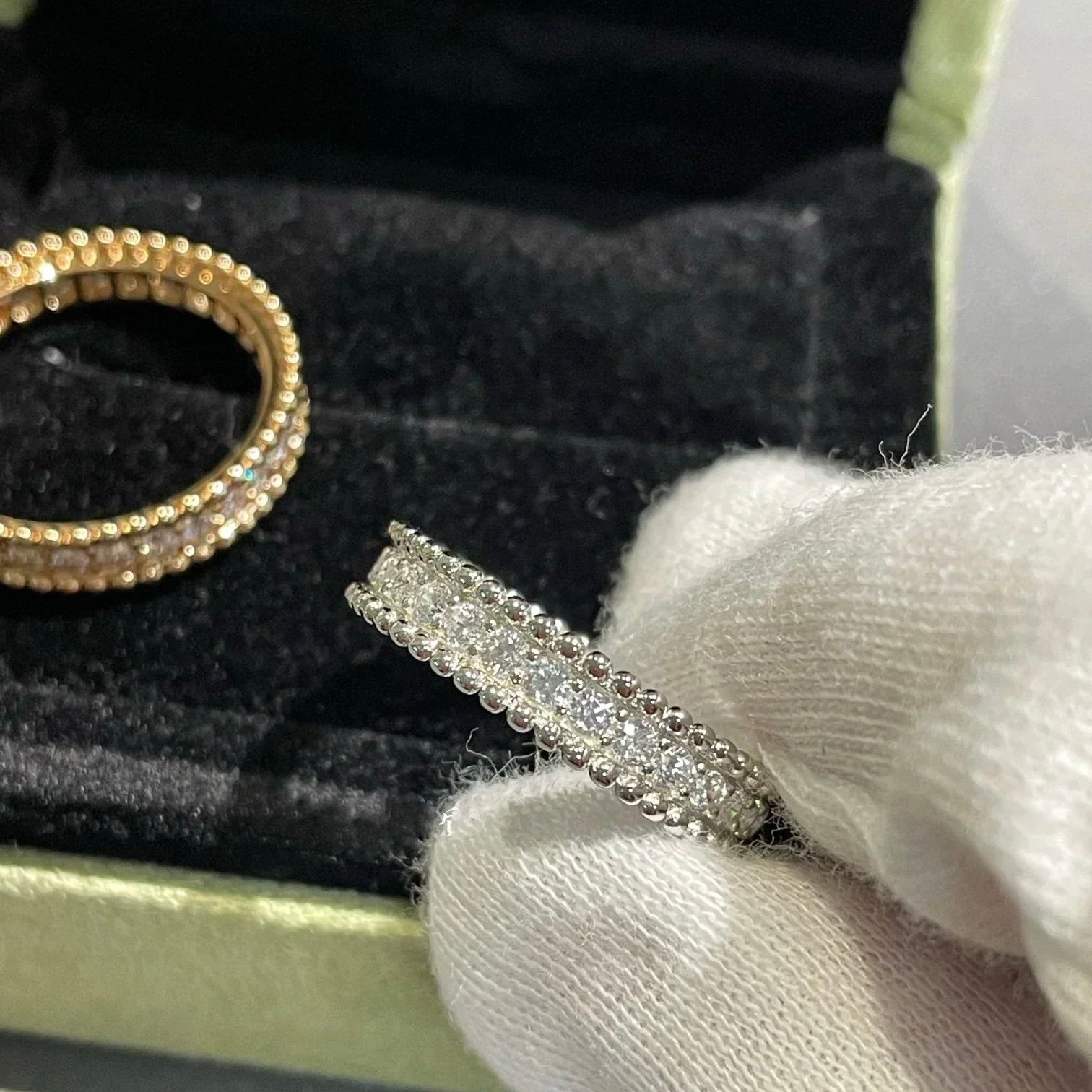 [Imperial] PERLEE DIAMOND ROSE GOLD RING