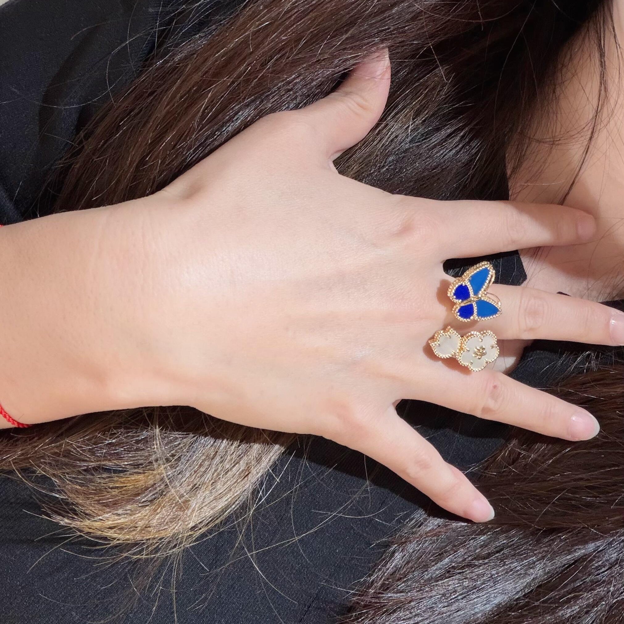[Imperial] 2026 NEW MODEL SPRING LUCKY 3 MOTIF GOLD RING