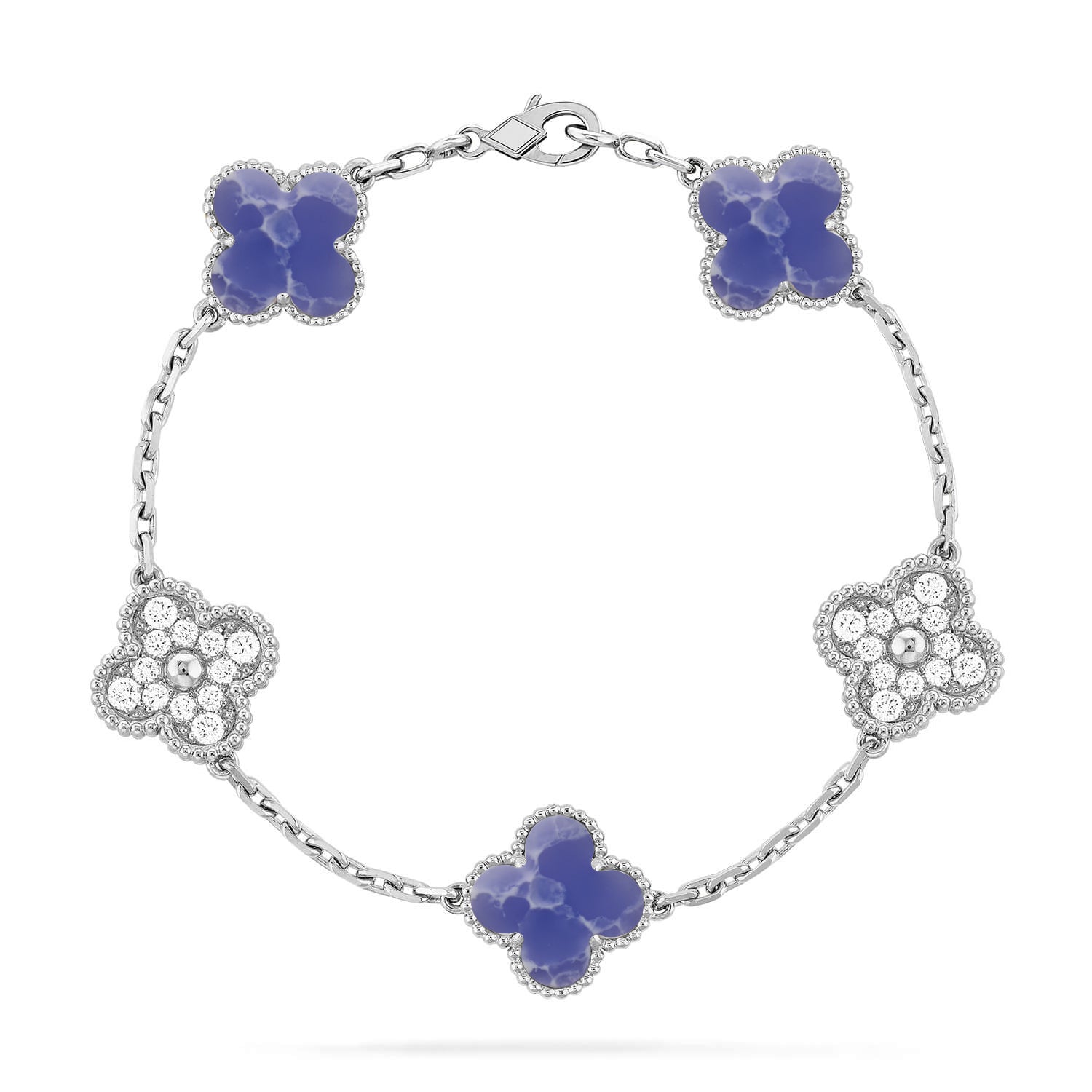 [Imperial]New CLOVER 5 MOTIF BLUE VEINS BRACELET COLLECTION