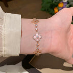 [Imperial] CLOVER 5 MOTIF PINK BLUE RED WHITE BRACELET