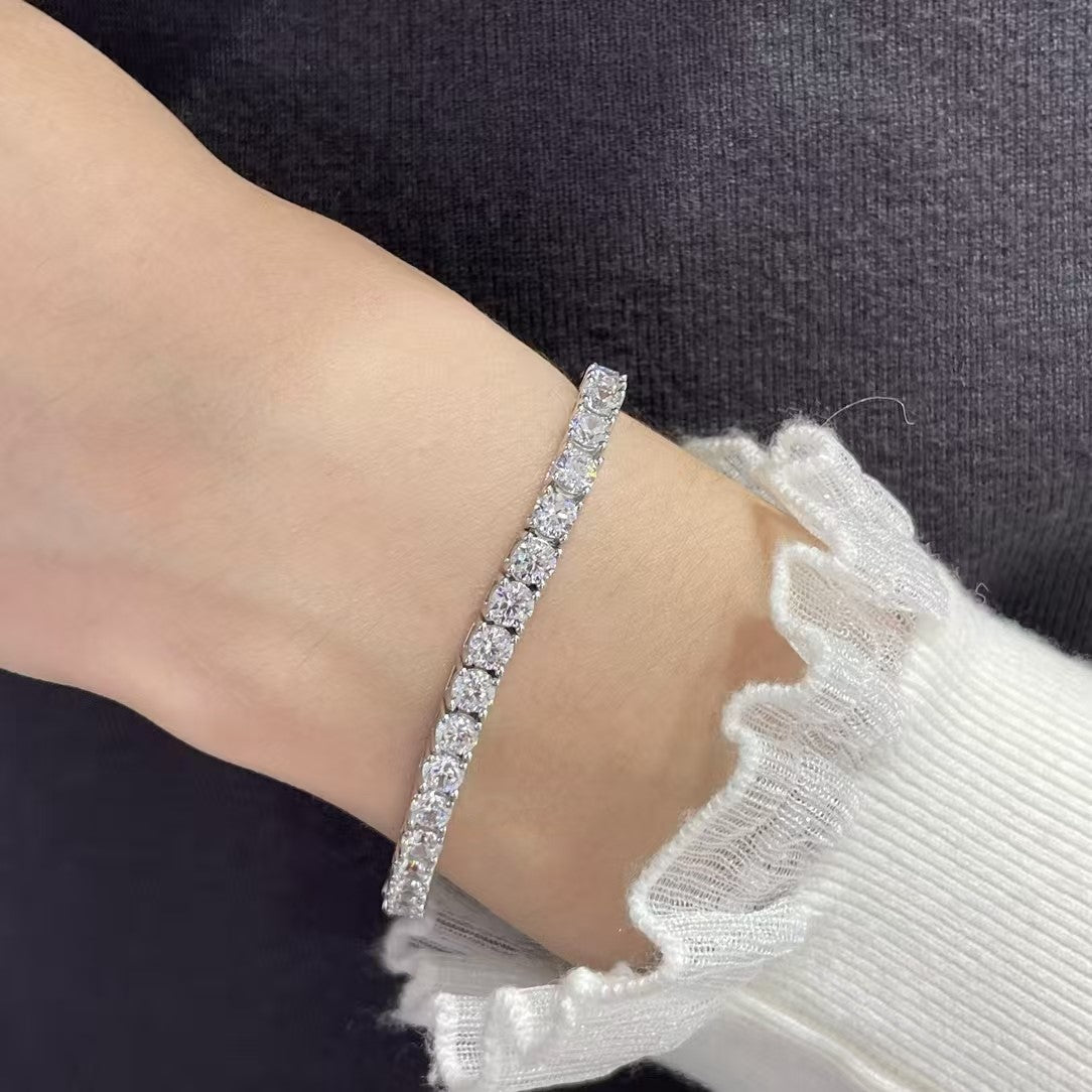 [Imperial]TENNIS BRACELET WITH FULL DIAMOND SETTING