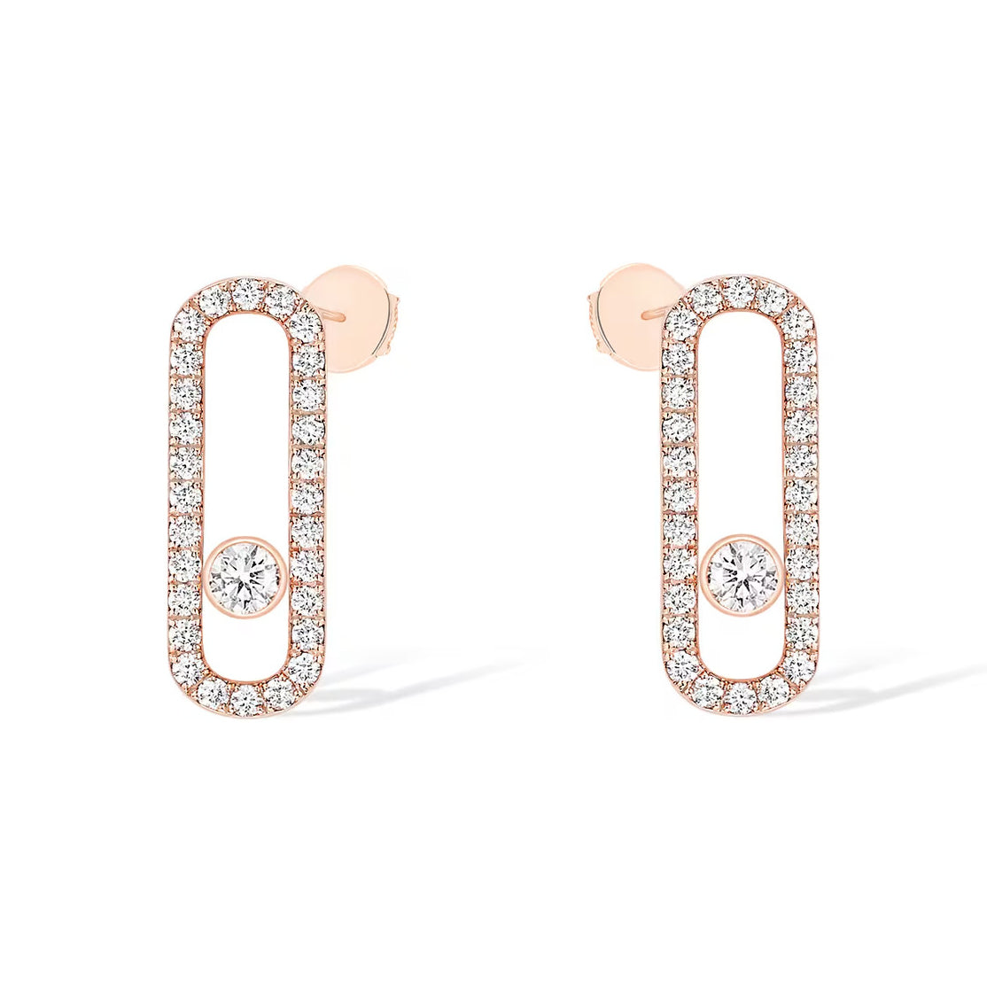 [Imperial] MOVE UNO STUD DIAMOND PAVED EARRINGS