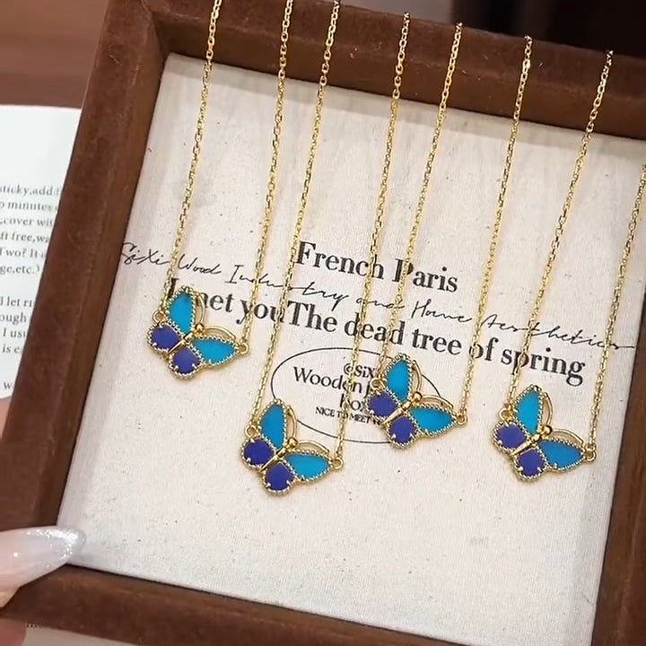[Imperial] 2026 BUTTERFLY BLUE   NECKLACE
