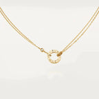[Imperial] LOVE NECKLACE 16MM 2 DIAMONDS