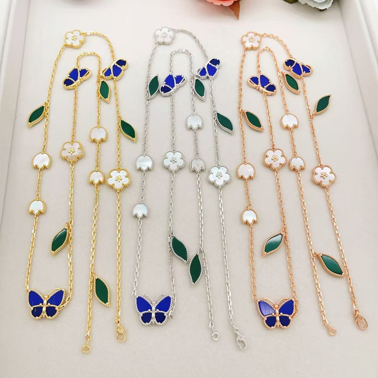 [Imperial] 26 NEW CLOVER 15 MOTIFS LUCKY NECKLACE