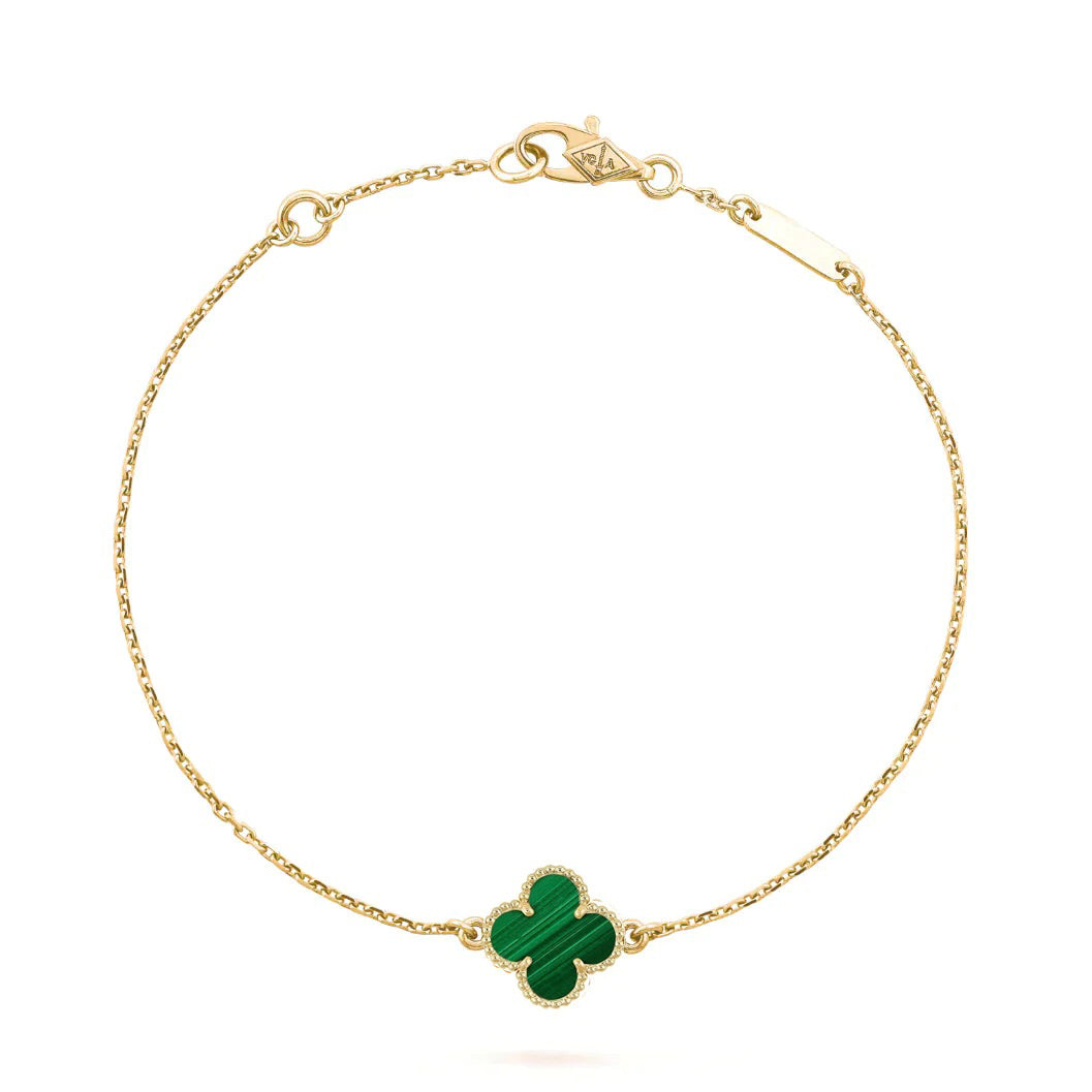 [Imperial] CLOVER BRACELET MALACHITE 1 MOTIF