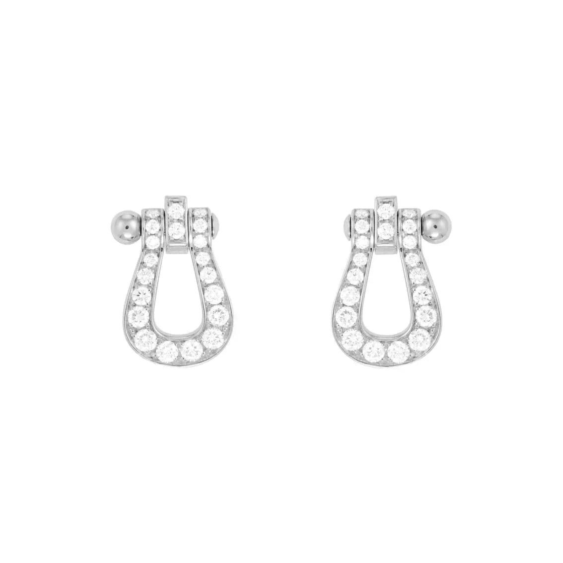 [Imperial] FORCE 10 FULL DIAMOND STUD EARRINGS MINI MODEL