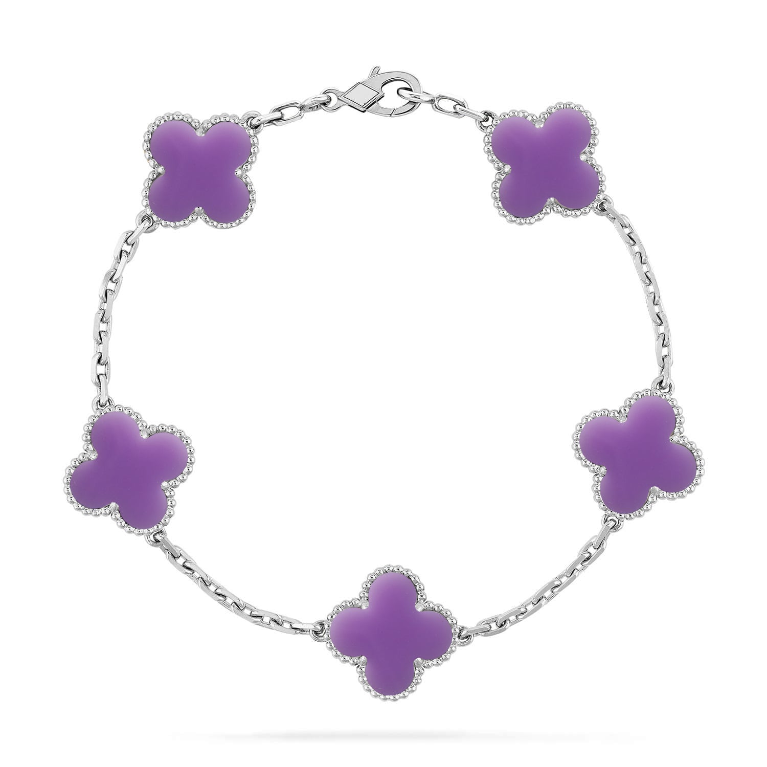 [Imperial]New CLOVER 5 MOTIF LIGHT PURPLE BRACELET COLLECTION