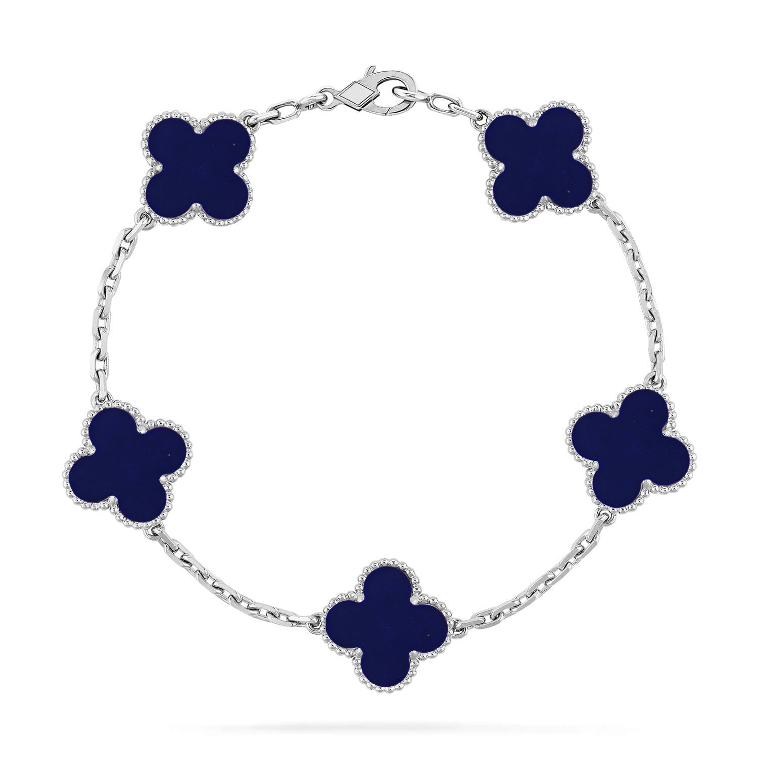 [Imperial]New CLOVER 5 MOTIF LAPIS LAZULI BRACELET COLLECTION
