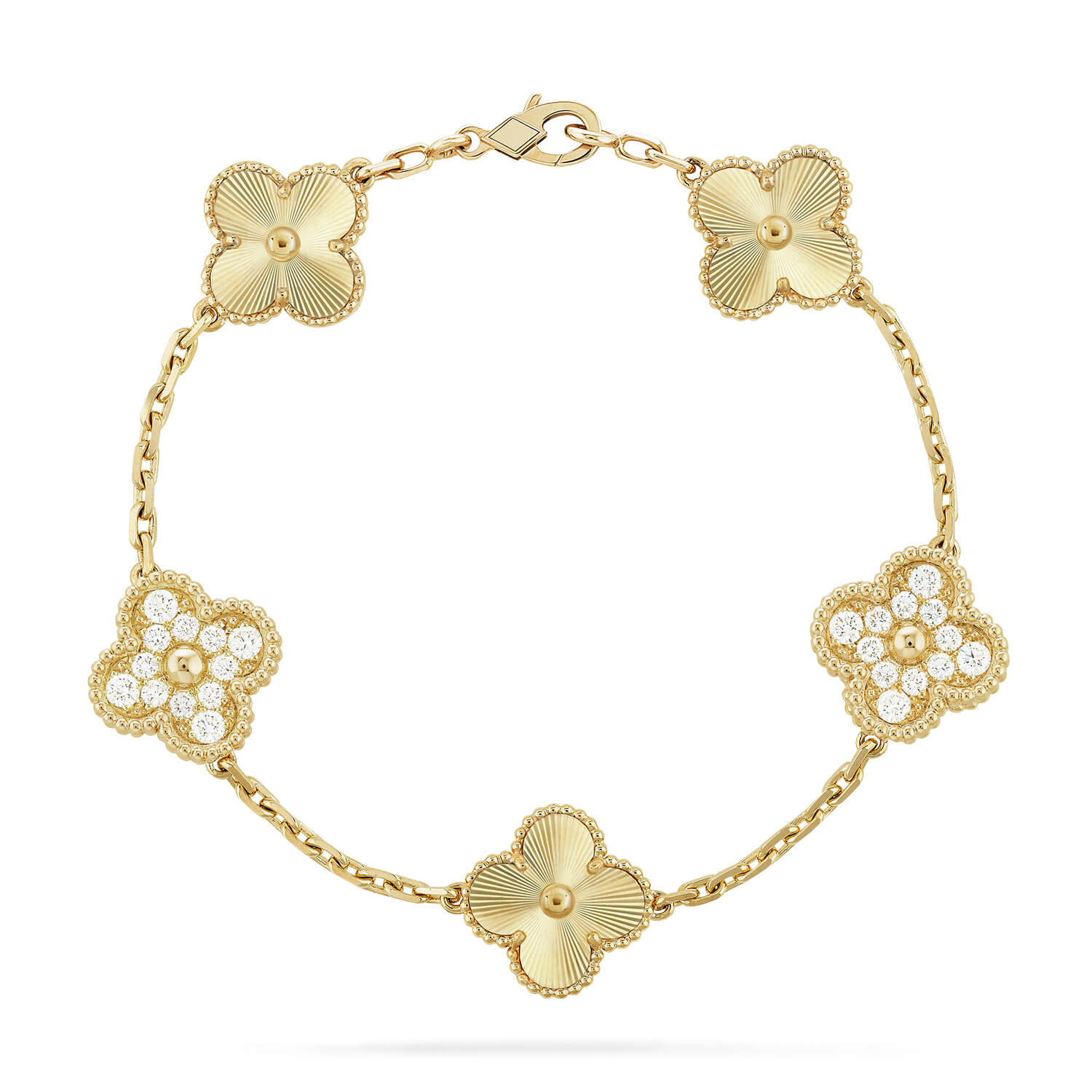 [Imperial]New  CLOVER 5 MOTIF LASER BRACELET COLLECTION