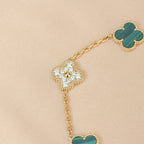 [Imperial]New  CLOVER 5 MOTIF MALACHITE BRACELET COLLECTION