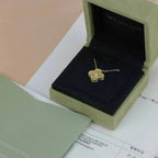 [Imperial] CLOVER 15MM DIAMOND GOLD MOTHER OF PEARL NECKLACE