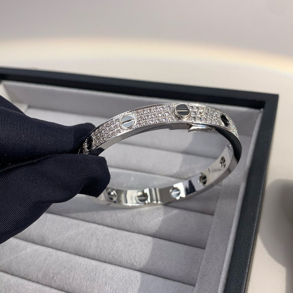 [Imperial] LOVE BRACELET 6.1MM DIAMOND-PAVED CERAMIC