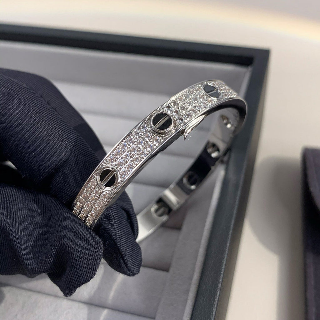 [Imperial] LOVE BRACELET 6.1MM DIAMOND-PAVED CERAMIC