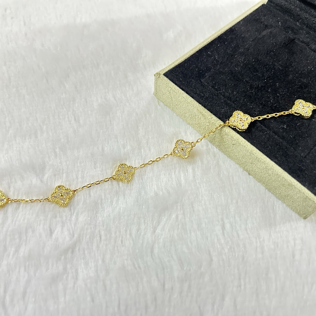 [Imperial]New CLOVER 6 MOTIF DIAMOND BRACELET