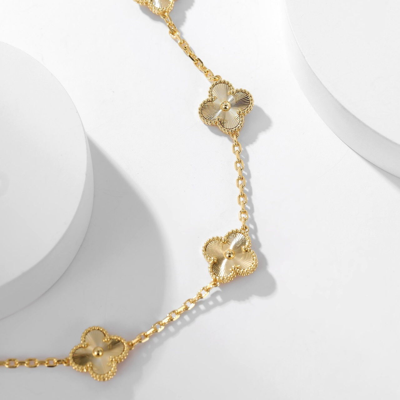 [Imperial] CLOVER 10 MOTIFS LASER NECKLACE