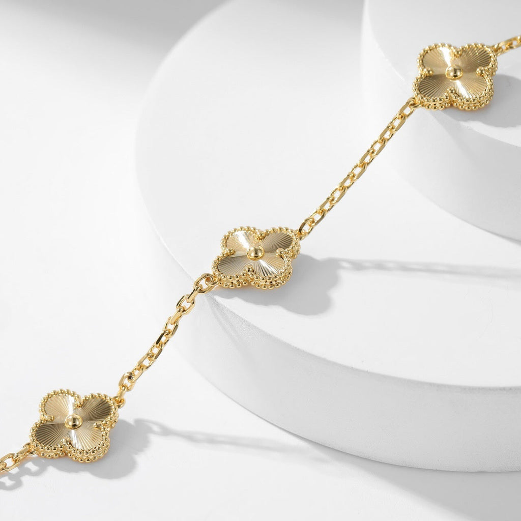 [Imperial] CLOVER 10 MOTIFS LASER NECKLACE