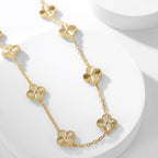 [Imperial] CLOVER 10 MOTIFS LASER NECKLACE