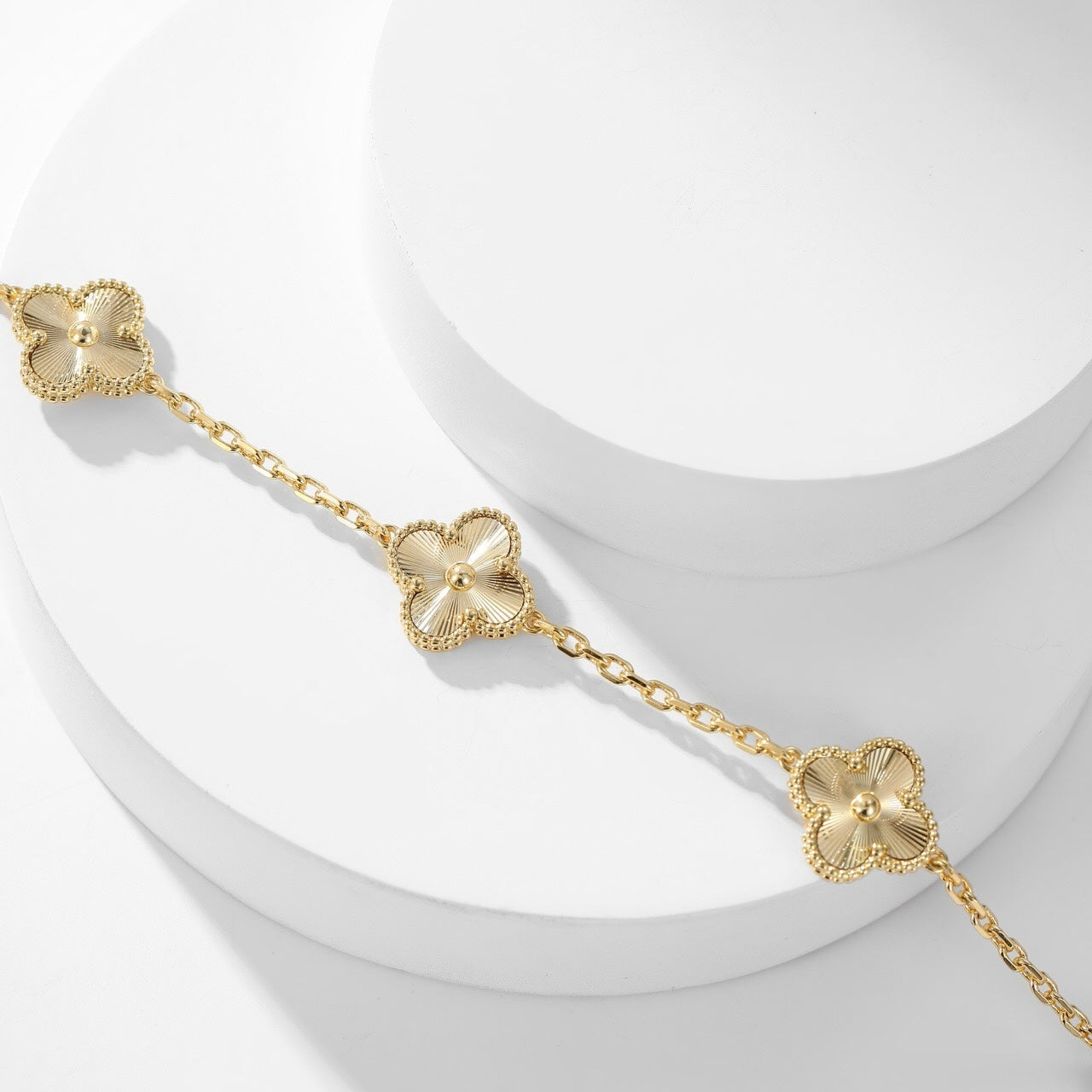 [Imperial] CLOVER 10 MOTIFS LASER NECKLACE
