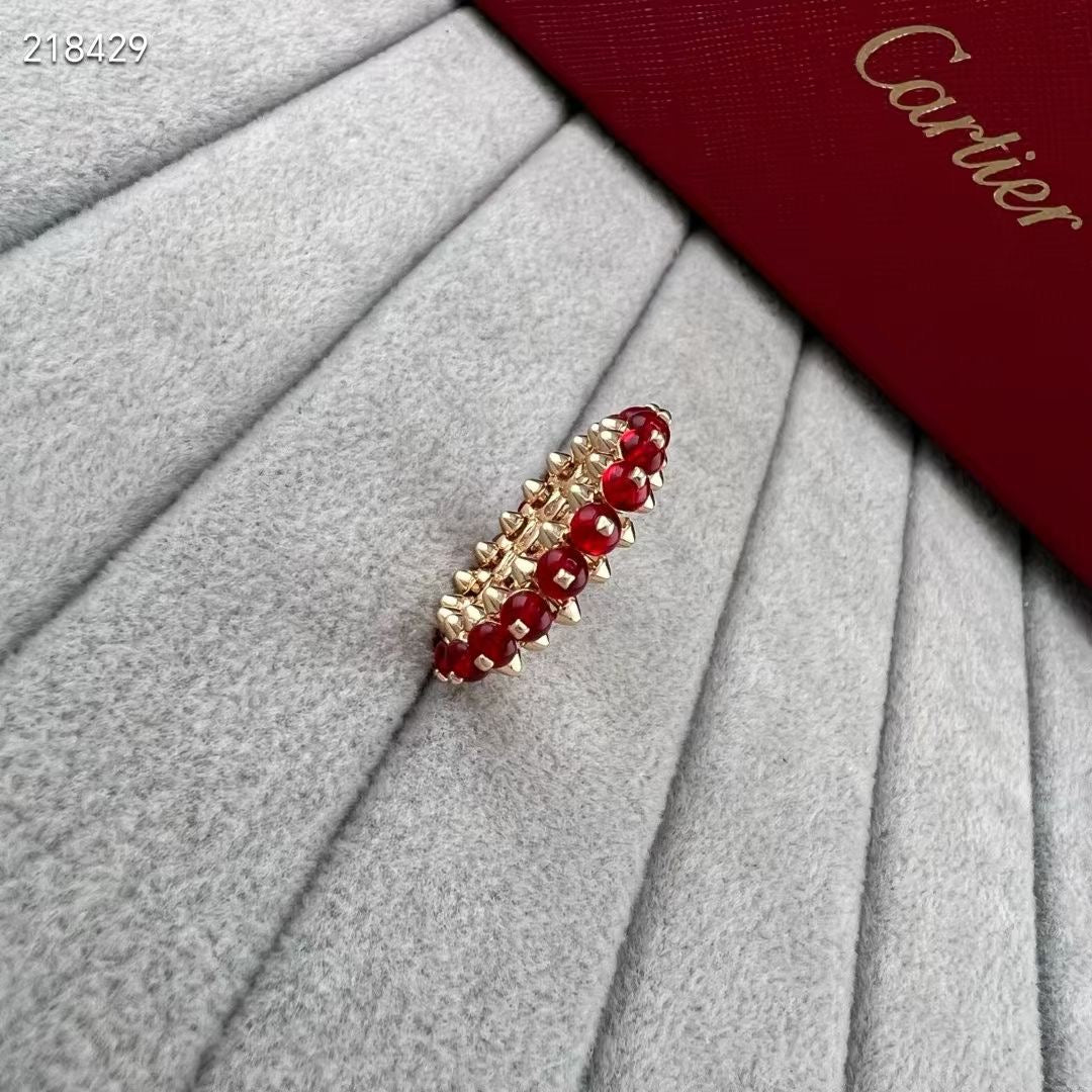 [Imperial] CLASH NEW COLORED GEMSTONE RING