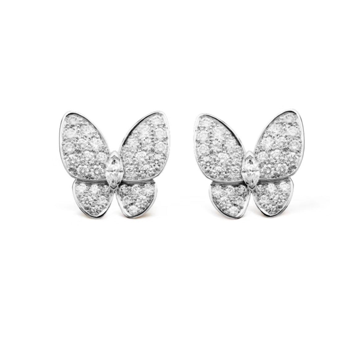 [Imperial] BUTTERFLY ALL DIAMOND EARRINGS