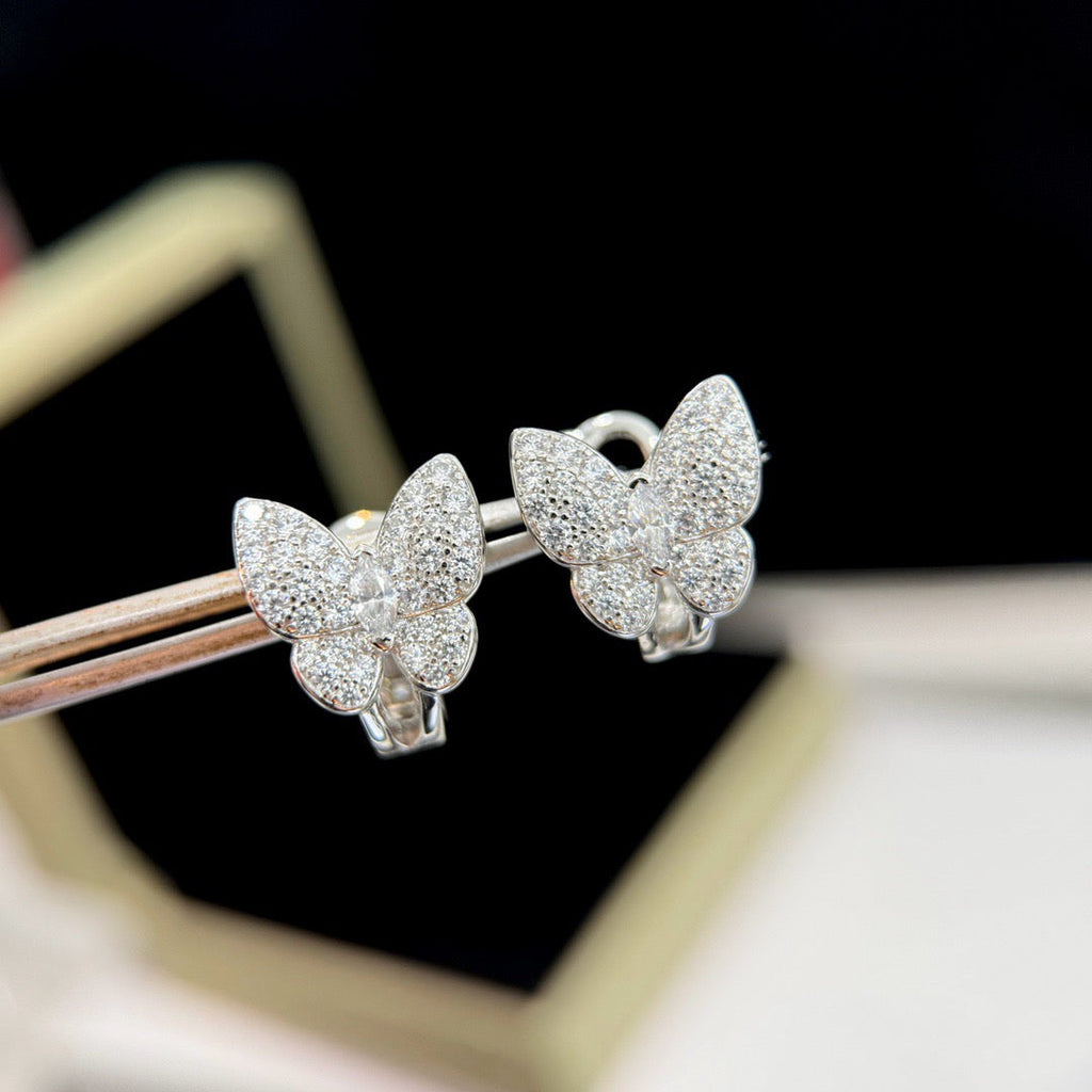 [Imperial] BUTTERFLY ALL DIAMOND EARRINGS