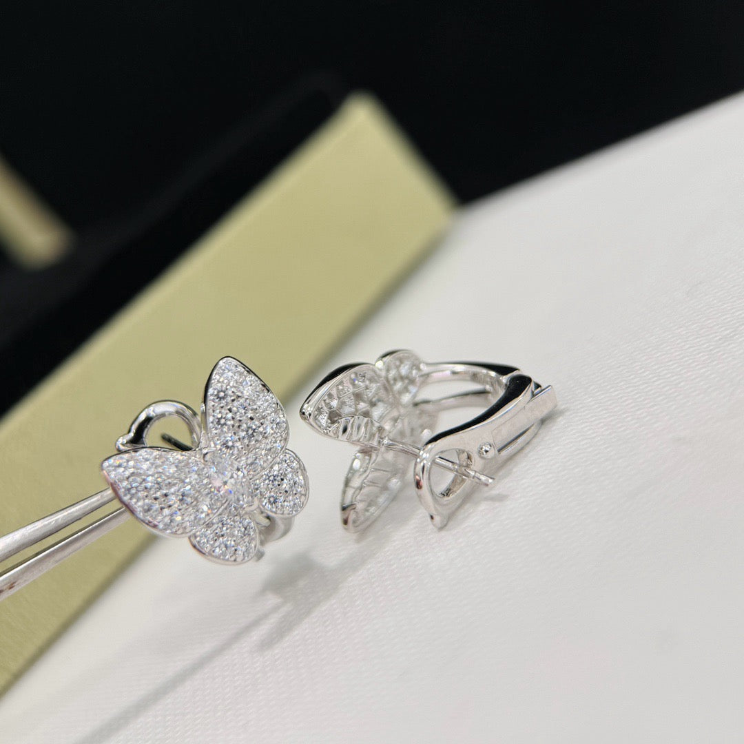 [Imperial] BUTTERFLY ALL DIAMOND EARRINGS