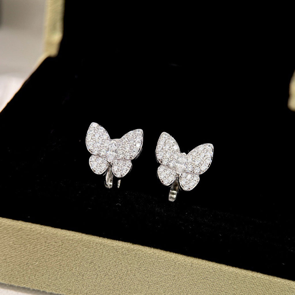 [Imperial] BUTTERFLY ALL DIAMOND EARRINGS