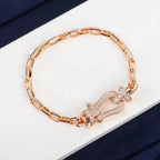 [Imperial] FORCE LARGE HORSESHOE CLASP  METAL BRACELET