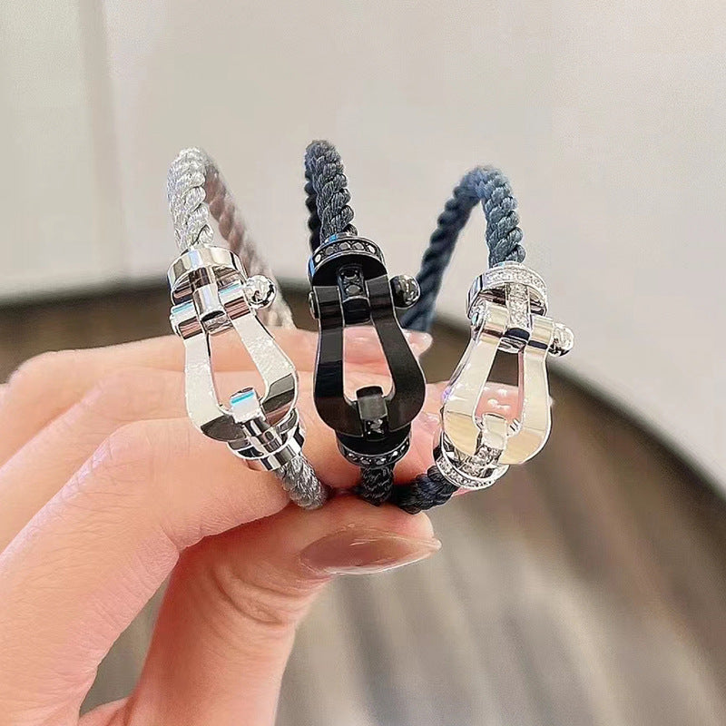 [Imperial] FORCE LARGE HORSESHOE NO DIAMOND BRACELET GOLD