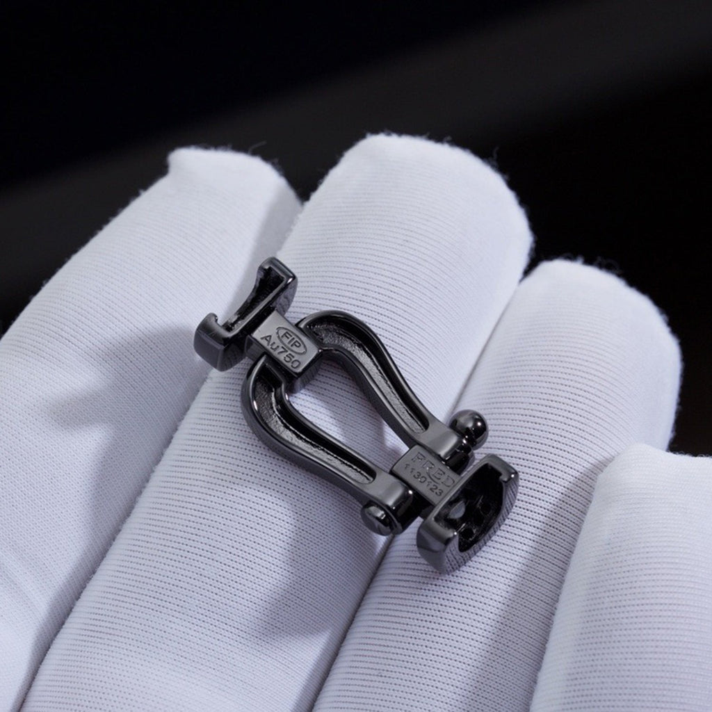 [Imperial] FORCE LARGE SERIES HORSESHOE BLACK SAMURAI BRACELET