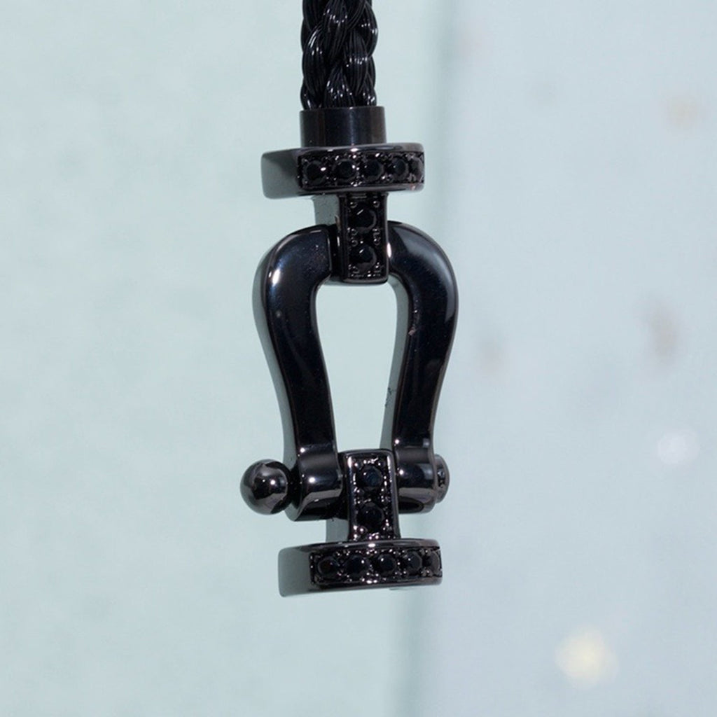[Imperial] FORCE LARGE SERIES HORSESHOE BLACK SAMURAI BRACELET