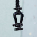 [Imperial] FORCE LARGE SERIES HORSESHOE BLACK SAMURAI BRACELET