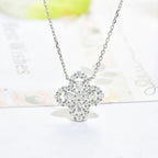[Imperial] LOOP NECKLACE FULL MOTIF DIAMOND 16MM MULTIPLE COLORS