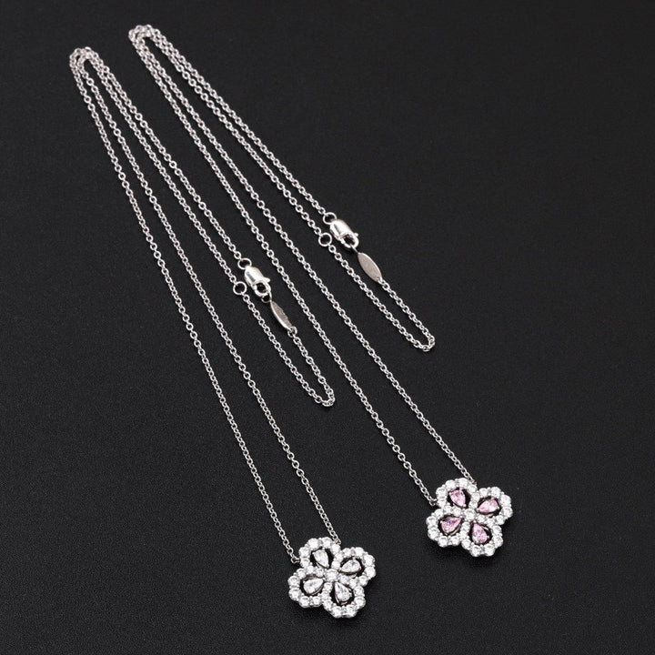 [Imperial] LOOP NECKLACE FULL MOTIF DIAMOND 16MM MULTIPLE COLORS