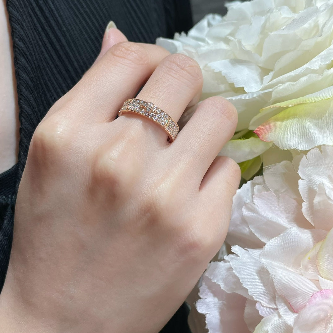 [Imperial] KELLY PINK GOLD DIAMOND RING