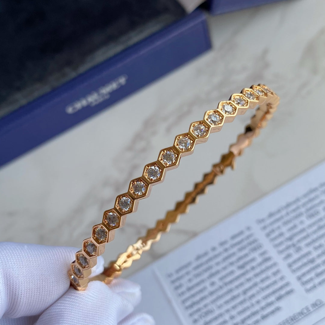[Imperial] BEE LOVE GOLD BRACELET FULL DIAMOND