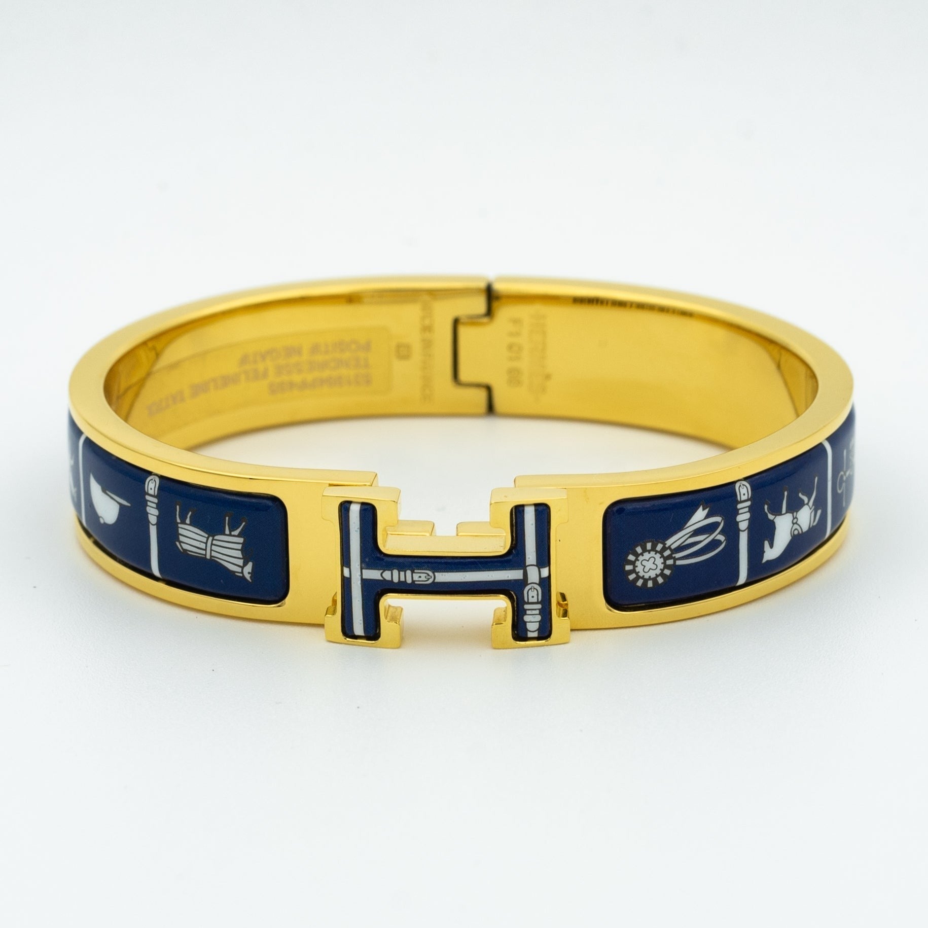 [Imperial] H BRACELET BLUE CERAMIC
