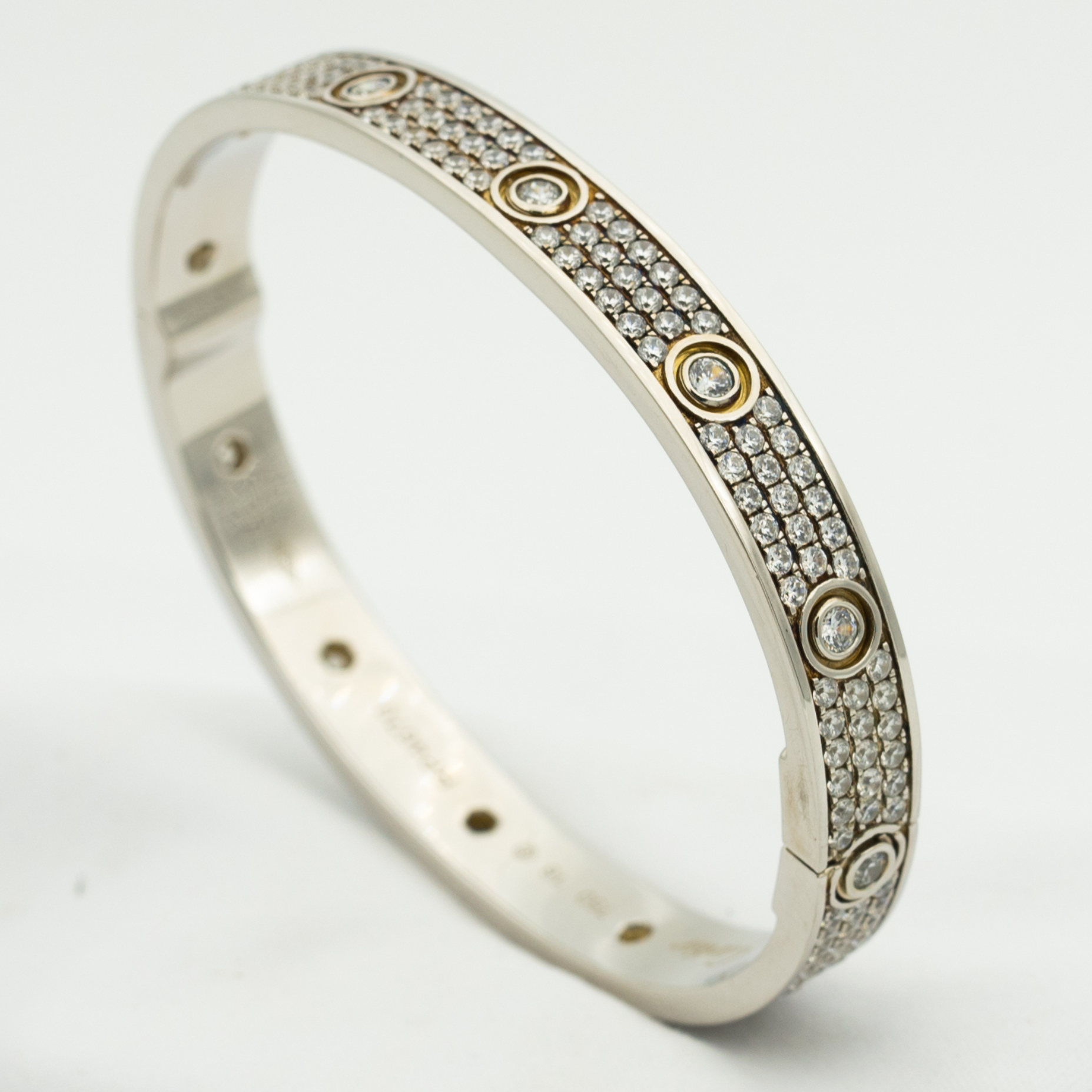 [Imperial] LOVE BRACELET 6.1MM DIAMOND-PAVED 10 BIG DIAMONDS