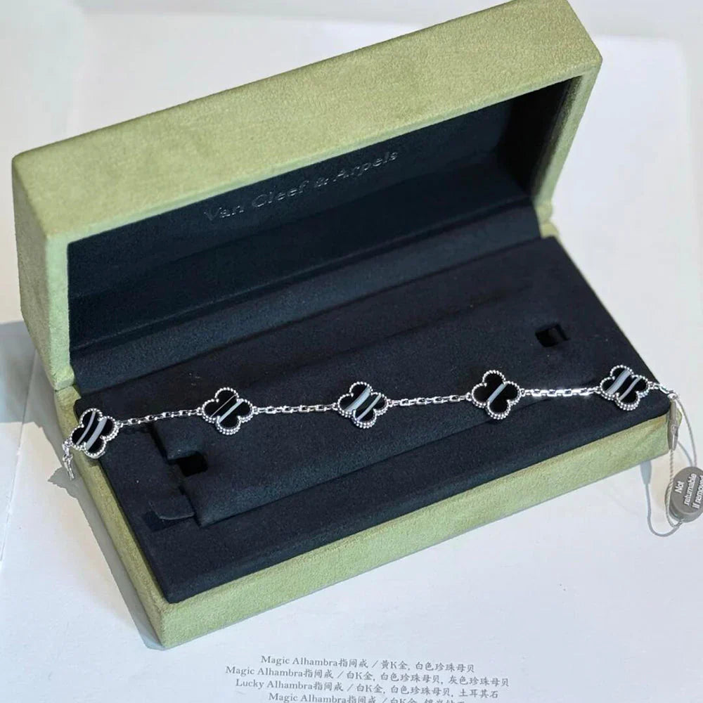 [Imperial]New  CLOVER 5 MOTIF PULSAR STONE BRACELET COLLECTION