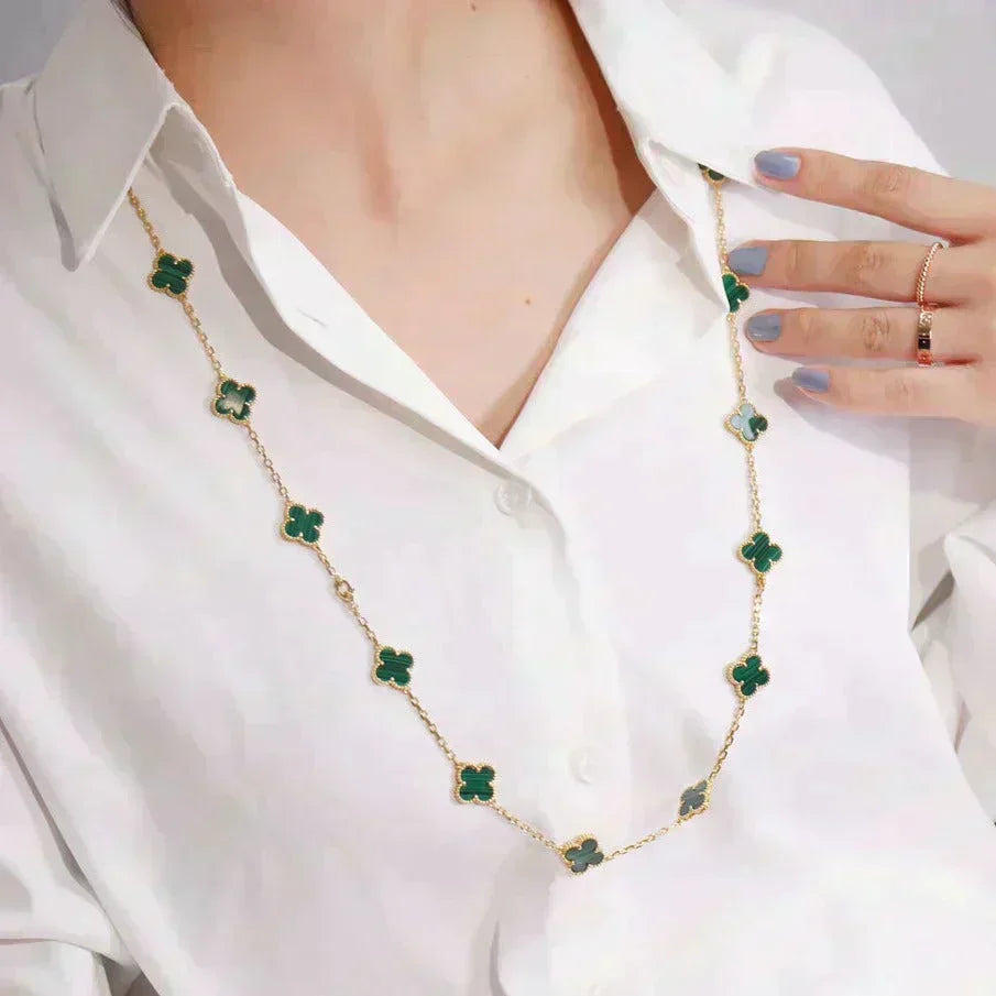 [Imperial] CLOVER 20 MOTIFS MALACHITE GOLD