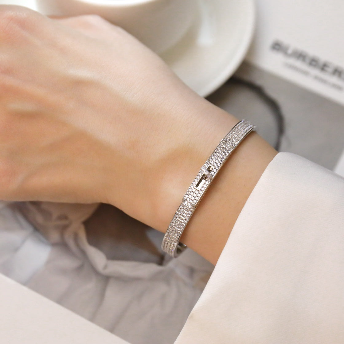 [Imperial] KELLY BRACELET DIAMOND PAVED