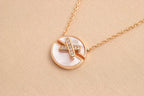 [Imperial] JEUX DE ROSE GOLD DIAMOND NECKLACE