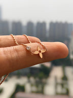 [Imperial] BLOSSOM PENDANT PINK GOLD AND DIAMOND