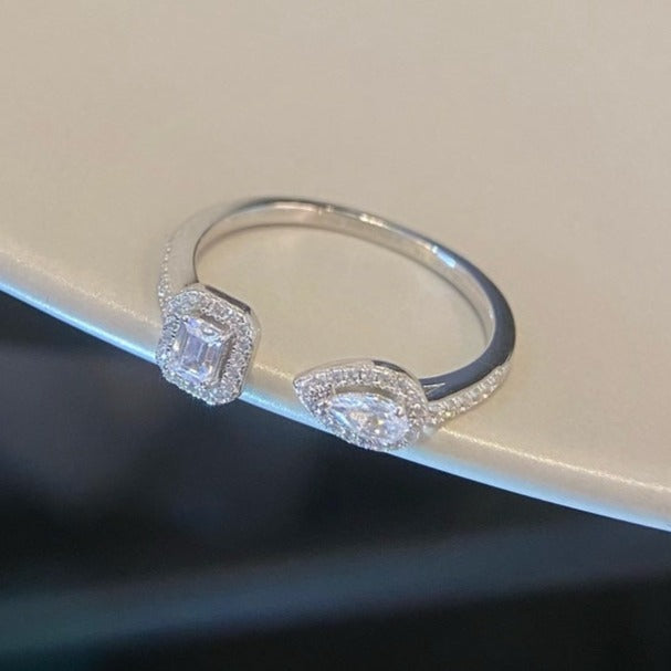 [Imperial] MY TWIN TOI & MOI SILVER DIAMOND RING