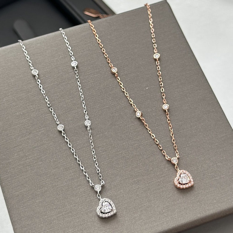 [Imperial] JOY HEART DIAMOND NECKLACE